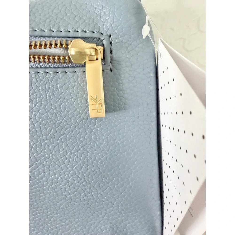 Freshly Picked Classic Crossbody Diaper Bag NWT Vegan Leather Gold‎ Hardware